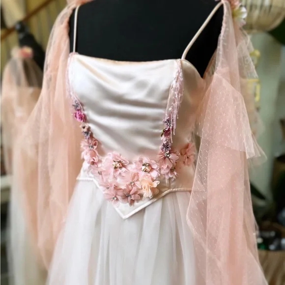 Dresses | Fairy Princess Dress With Detachable Cape Wings | Poshmark